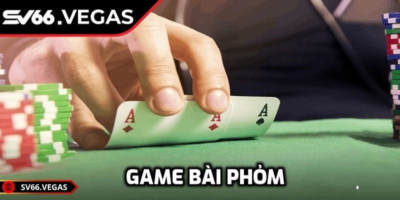 Giao diện sống động khi chơi phỏm SV66